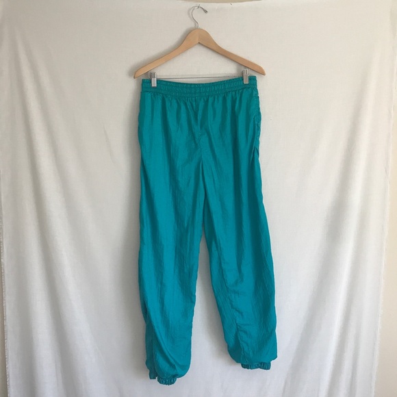 Vintage 90s matching Teal & Purple Track Suit Sz M - Picture 6 of 8